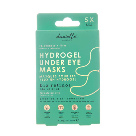 Σετ με 5 ζεύγη Hydrogel Μάσκες ματιών κατά του πρηξίματος με Bio Retinol